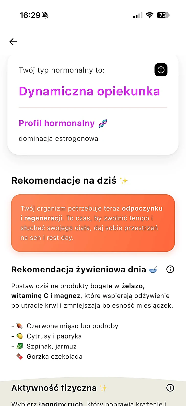 Rekomendacje związane z etapem cyklu